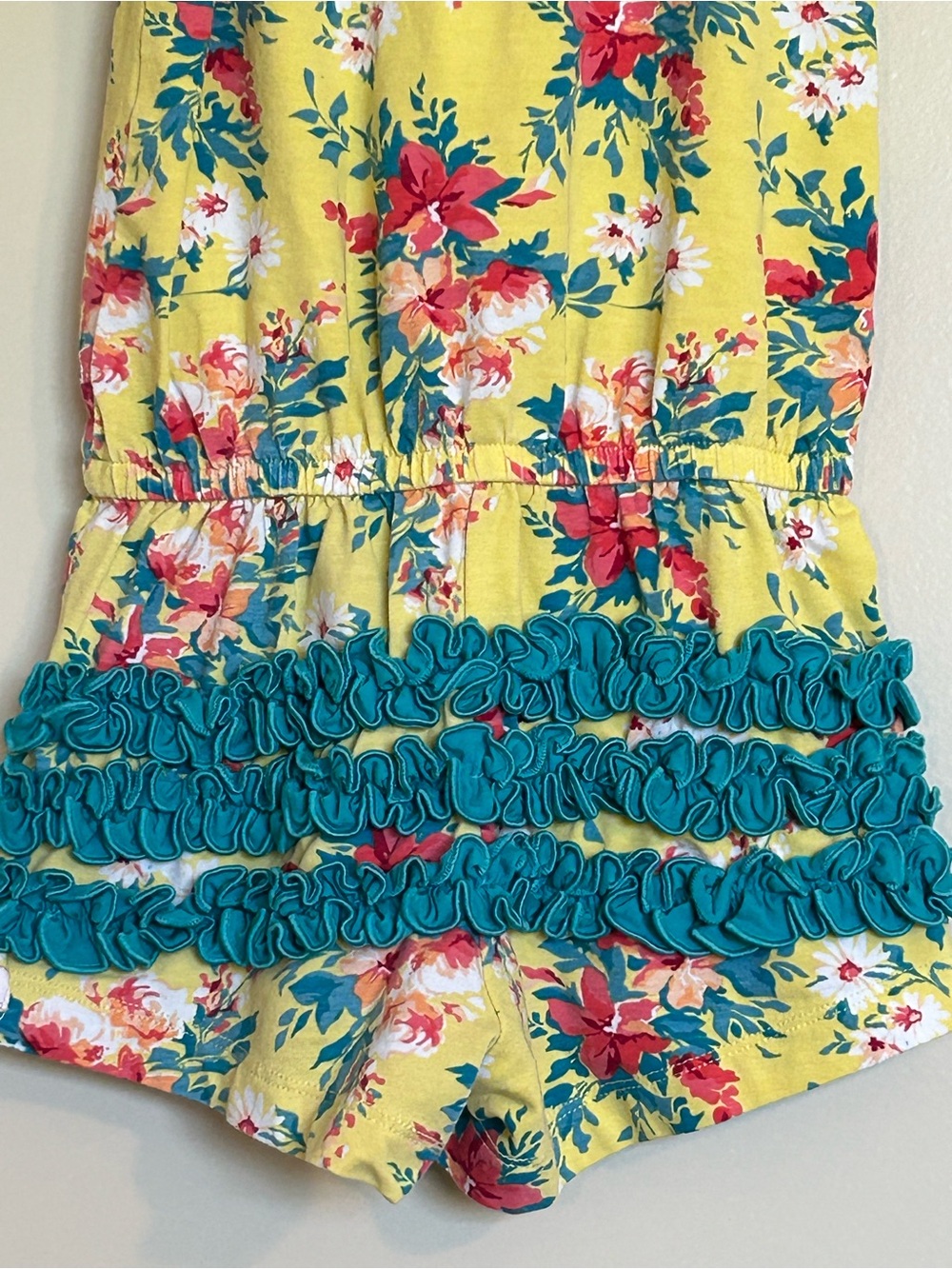 18-24M Ruffle Butts Floral Romper - Picture 5 of 7